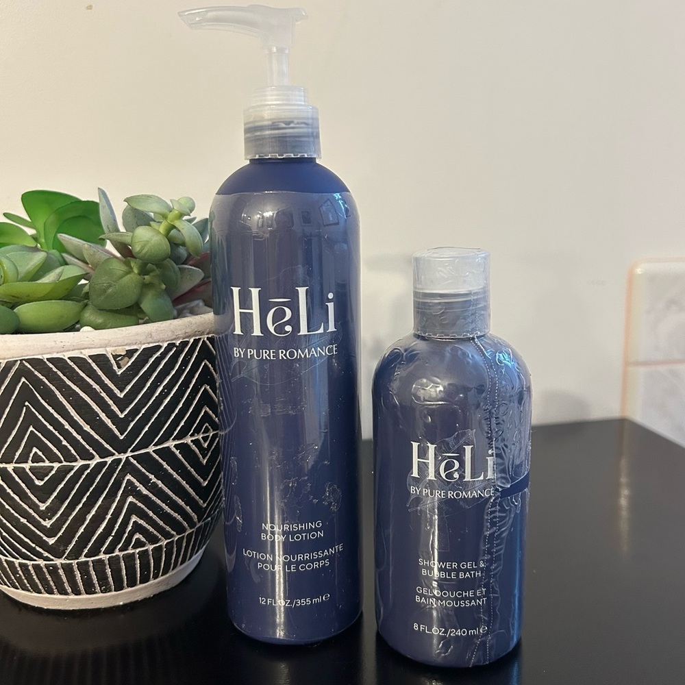 Pure Romance Heli Lotion Body Lotion Shower Gel Bubble Bath